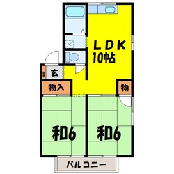 パールハイツの物件間取画像